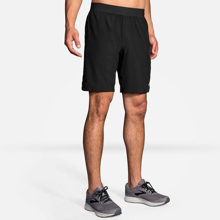 Brooks EQUIP 9 Running Shorts Mens Sale - Grey (JMY236850)